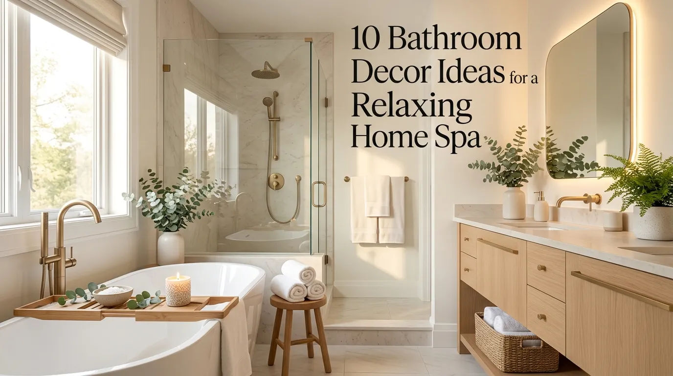 10 Bathroom Decor Ideas for a Relaxing Home Spa
