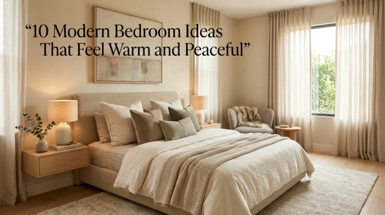 10 Modern Bedroom Ideas That Feel Warm and Peaceful