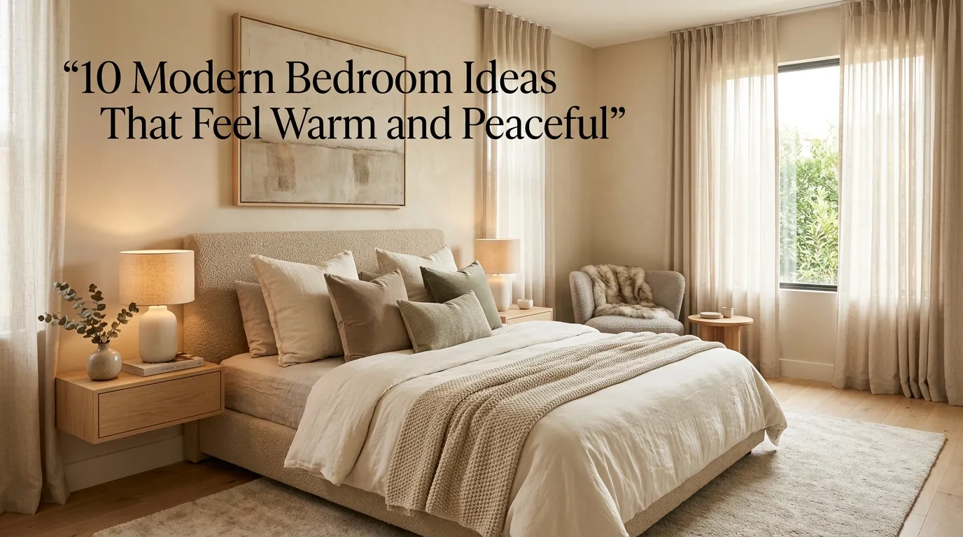 10 Modern Bedroom Ideas That Feel Warm and Peaceful