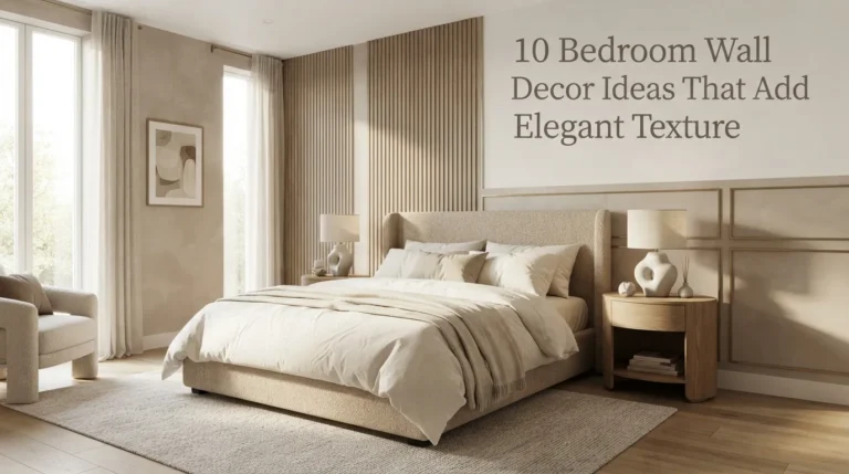10 Bedroom Wall Decor Ideas That Add Elegant Texture