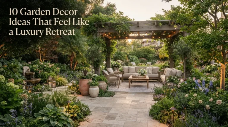 10 Garden Decor Ideas That Feel Like a Luxury Retreat