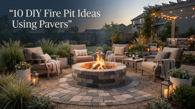 DIY Fire Pit Ideas Using Pavers