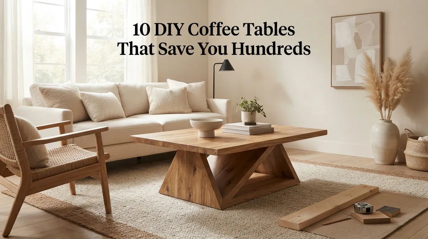 10 DIY Coffee Tables That Save You Hundreds