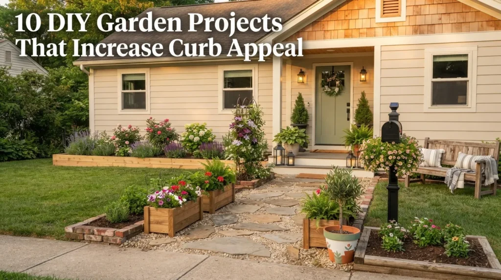 DIY Garden Projects That Increase Curb Appeal
