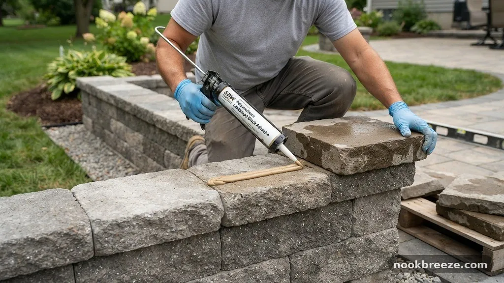 Avoiding Common Installation Mistakes - Gluing Cap Stones: Best Polyurethane Landscape Block Adhesive for Tops